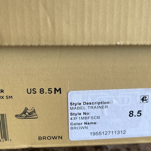 Michael Kors Women's Mabel trainer lace-up Sneakers, 2" heel;
3/4 platform - Picture 11 of 11